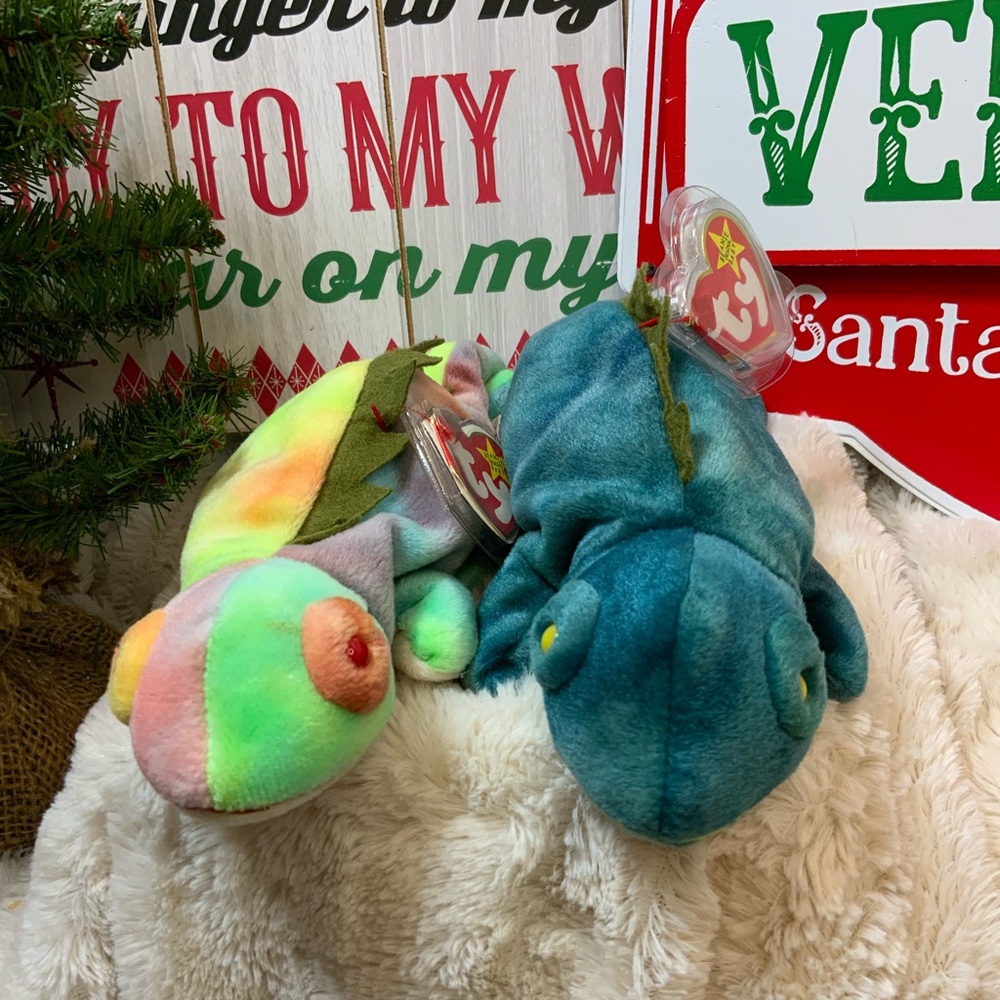 Ty Beanie Babies Iggy Set of 2